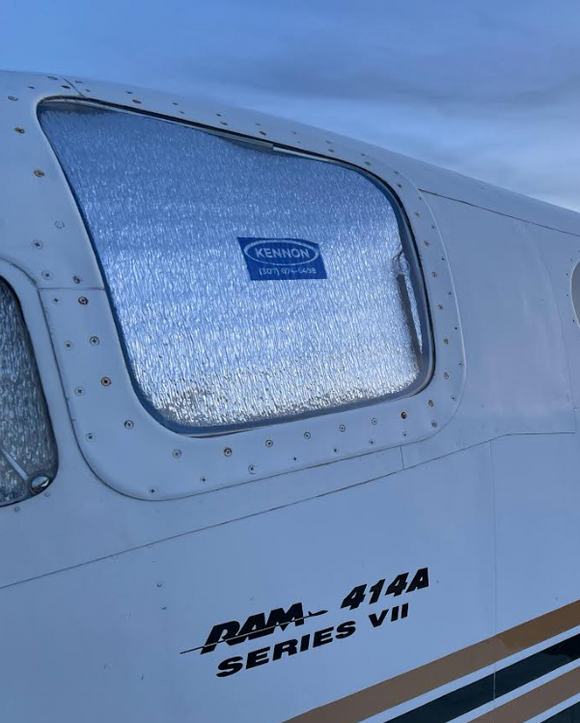 Cessna 414, 421 or 425 Cockpit Only Sun Shield Set